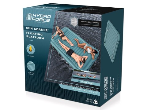 Bestway Bestway PŁYWAJĄCA WYSPA dmuchany materac do wody 4os. 360kg 269x183cm 43542