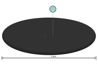 Bestway Bestway Pokrywa na basen rozporowy 244 cm 58032