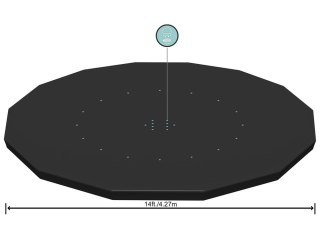 Bestway Bestway Pokrywa na basen stelażowy 427cm 58248