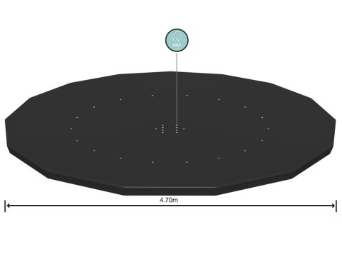 Bestway Bestway Pokrywa na basen stelażowy 457cm 58038