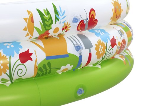 Bestway Bestway Suchy basen z kulkami KWIATOWY 102x25cm + 50 piłek i zabawki 52466