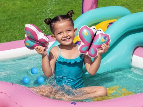 Bestway Bestway Wodny plac zabaw MOTYLEK 180x180x117cm + zjeżdżalnia i akces. 53175