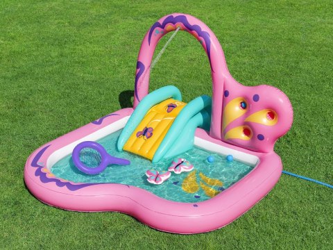 Bestway Bestway Wodny plac zabaw MOTYLEK 180x180x117cm + zjeżdżalnia i akces. 53175
