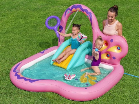 Bestway Bestway Wodny plac zabaw MOTYLEK 180x180x117cm + zjeżdżalnia i akces. 53175