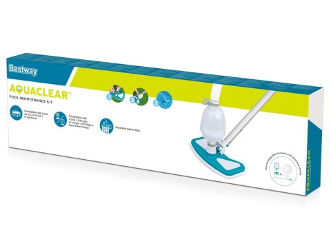 Bestway Bestway Zestaw czyszczący: odkurzacz do basenu + akcesoria basenowe 58234