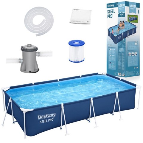Bestway Bestway basen stelażowy 400 x 211 cm 8w1 56424