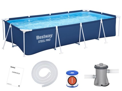 Bestway Bestway basen stelażowy 400 x 211 cm 8w1 56424
