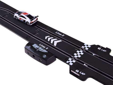 JOKOMISIADA Elektryczny tor rajdowy wyścigowy samochodowy 2 auta AUDI 4,5m RC0619