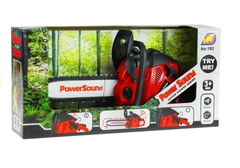 LEAN Toys Realistyczna Piła Łańcuchowa Dla Dzieci z Dźwiękiem Na Baterie