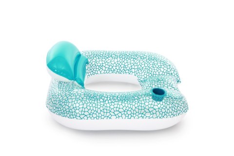 Bestway Dmuchana Poduszka Koło Do Pływania Niebieskie 102 x 94 cm Bestway 43097