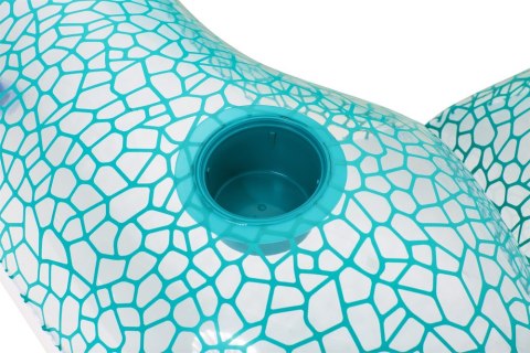 Bestway Dmuchana Poduszka Koło Do Pływania Niebieskie 102 x 94 cm Bestway 43097