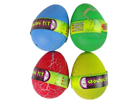 LEAN TOYS Wykluwające się Magiczne Jajko Dinozaura Rosnące 6 cm Kolorowe