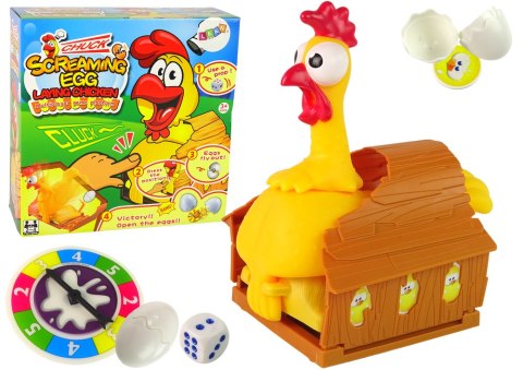 LEAN Toys Gra Screaming Egg Kura Dla Całej Rodziny