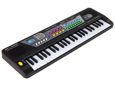 LEAN Toys Keyboard MQ4919 Mikrofon Organki 49 Klawiszy