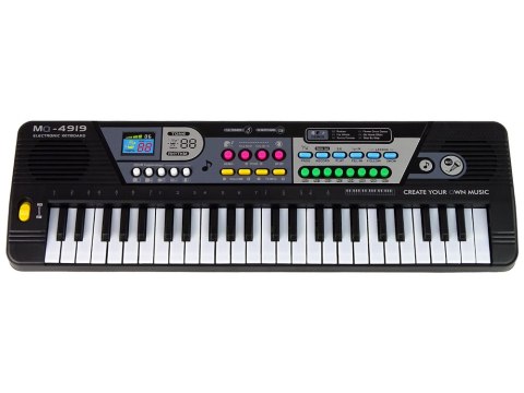 LEAN Toys Keyboard MQ4919 Mikrofon Organki 49 Klawiszy