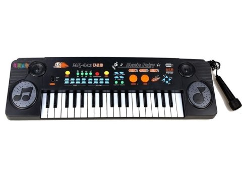 LEAN Toys Keyboard Organy z Mikrofonem 37 Klawiszy USB