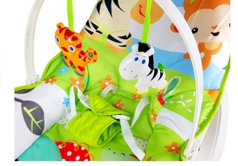 LEAN Toys Leżaczek Bujaczek 2w1 Dziecięcy Bujak Fotelik