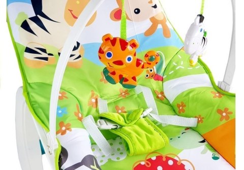 LEAN Toys Leżaczek Bujaczek 2w1 Dziecięcy Bujak Fotelik