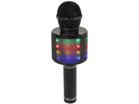 LEAN Toys Mikrofon Bezprzewodowy USB Głośnik Nagrywanie Karaoke Model WS-858 Czarny
