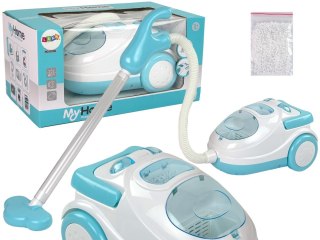 LEAN Toys Odkurzacz Na Baterie Niebieski Kulki Styropianowe Dźwięk