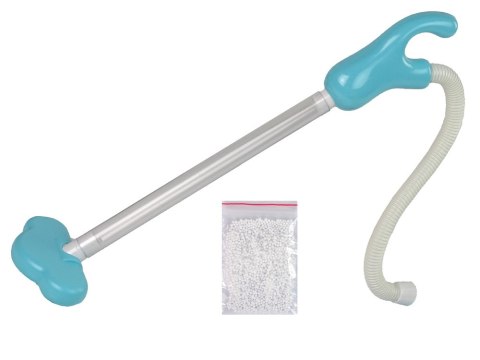 LEAN Toys Odkurzacz Na Baterie Niebieski Kulki Styropianowe Dźwięk