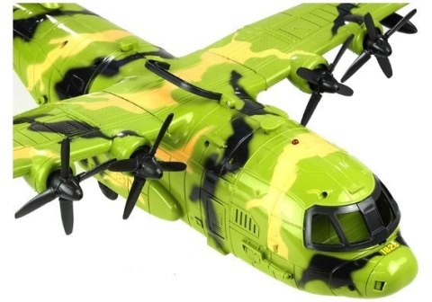 LEAN Toys Ogromny Samolot Wojskowy Militarny Figurki 64 cm