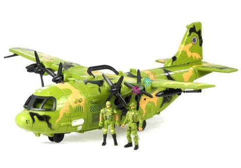 LEAN Toys Ogromny Samolot Wojskowy Militarny Figurki 64 cm