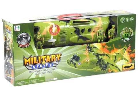 LEAN Toys Ogromny Samolot Wojskowy Militarny Figurki 64 cm