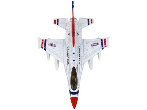 LEAN Toys Samolot Wojskowy Myśliwiec Dźwięk Światła Moro