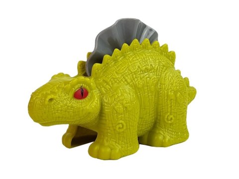 LEAN Toys Stolik Ciastolina Dinozaury Jajka Foremka Wulkan ze Świecącą Lawą 4 Kolory