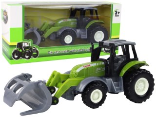 LEAN Toys Traktor Koparka Zielony Krokodylek Pojazd Rolniczy