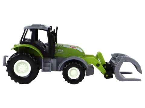 LEAN Toys Traktor Koparka Zielony Krokodylek Pojazd Rolniczy