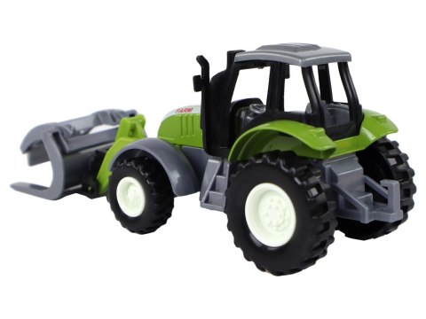 LEAN Toys Traktor Koparka Zielony Krokodylek Pojazd Rolniczy