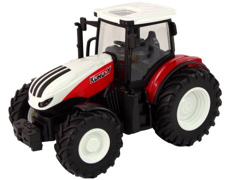 LEAN Toys Traktor Rolniczy 1:24 Zdalnie sterowany R/C Pilot Farma Biało Czerwony