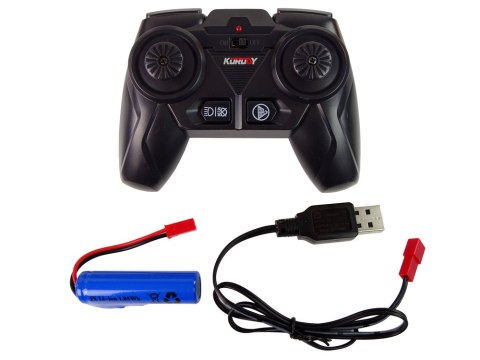 LEAN Toys Traktor Rolniczy 1:24 Zdalnie sterowany R/C Pilot Farma Biało Czerwony