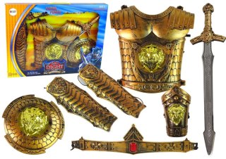 LEAN Toys Zestaw Kostium Rycerza Dla Dzieci Karnawał Zbroja