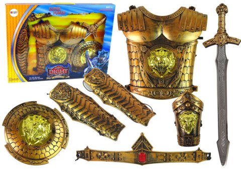 LEAN Toys Zestaw Kostium Rycerza Dla Dzieci Karnawał Zbroja