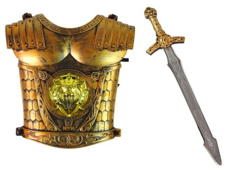 LEAN Toys Zestaw Kostium Rycerza Dla Dzieci Karnawał Zbroja