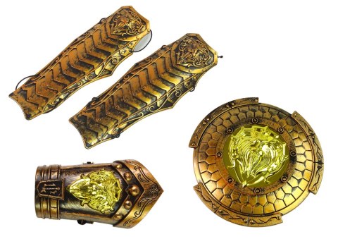 LEAN Toys Zestaw Kostium Rycerza Dla Dzieci Karnawał Zbroja