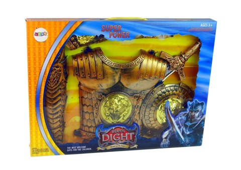 LEAN Toys Zestaw Kostium Rycerza Dla Dzieci Karnawał Zbroja