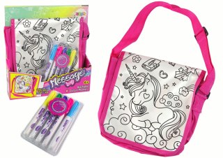 LEAN Toys Zestaw Kreatywny Pokoloruj Torebkę Torebka DIY