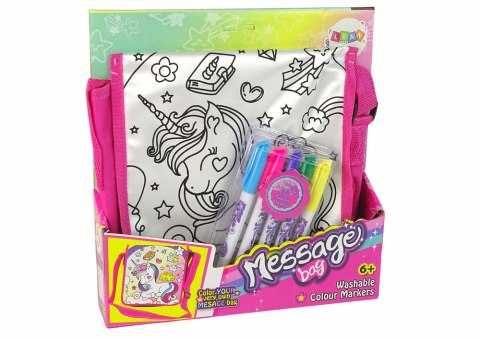 LEAN Toys Zestaw Kreatywny Pokoloruj Torebkę Torebka DIY