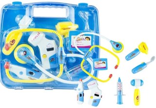 LEAN Toys Zestaw Małego Lekarza w Walizce Doktor Niebieski