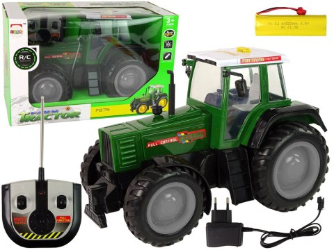LEAN Toys Zielono-Czarny Traktor R/C Zdalnie Sterowany 38 cm