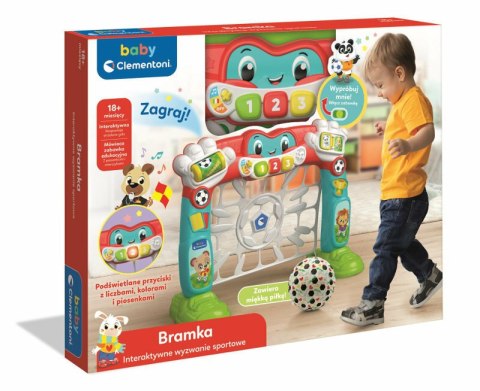 Clementoni Interaktywna Bramka Piłkarska Piłka Nożna Język Polski Clementoni 50926