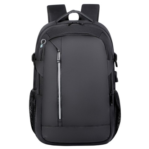 LEAN Plecak Miejski USB Kieszeń Na Laptopa Odblaski 16L 45cm