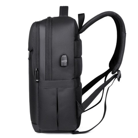 LEAN Plecak Miejski USB Kieszeń Na Laptopa Odblaski 16L 45cm