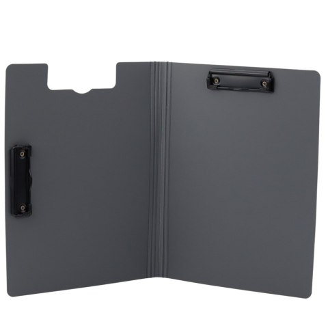 LEAN Podkładka Deska Z Okładką Dwa Klipy A4 Plastikowa Różowa