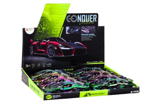 LEAN TOYS Autko Sportowe Światła Dźwięki Kolorowe Kameleon