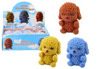 LEAN TOYS Gniotek Piesek Rozciągliwy Gumowy Antystresowy